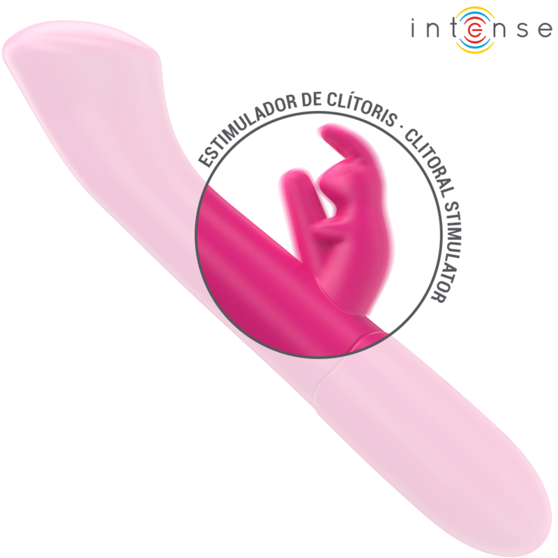 Intense - Julieta Vibrateur Rabbit 18,6 Cm 10 Vibrations Rose - Image 5