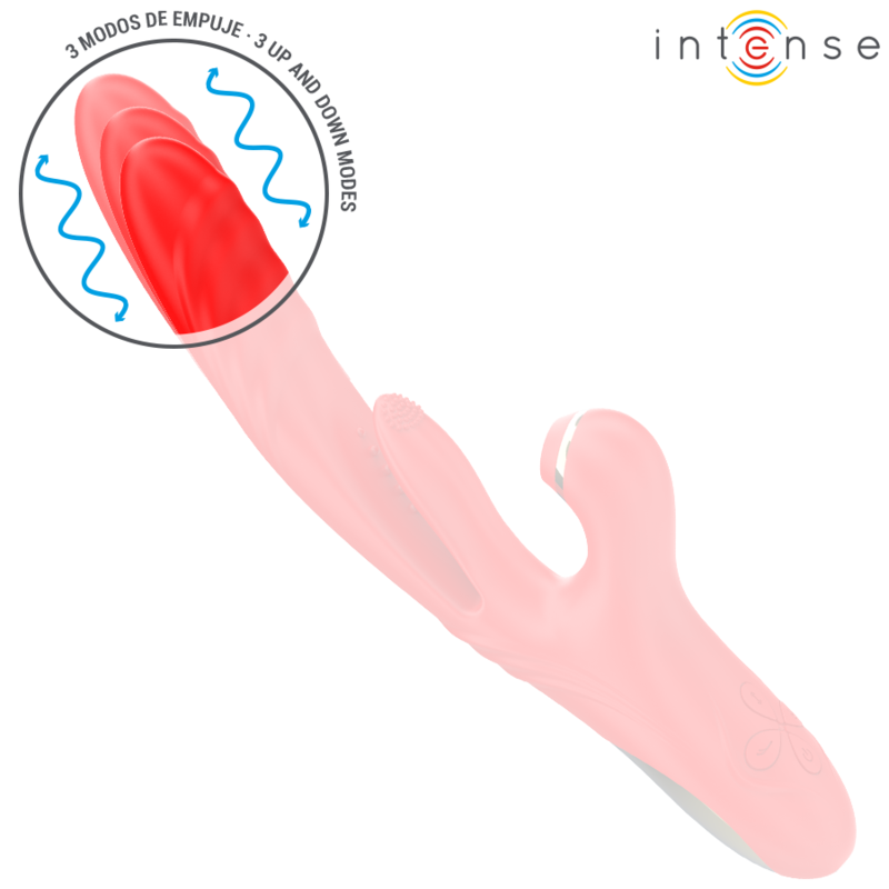 Intense - Karol Vibrateur Multifonction Poussée  Stimulation  Ondes Stimulantes Rouge - Image 3