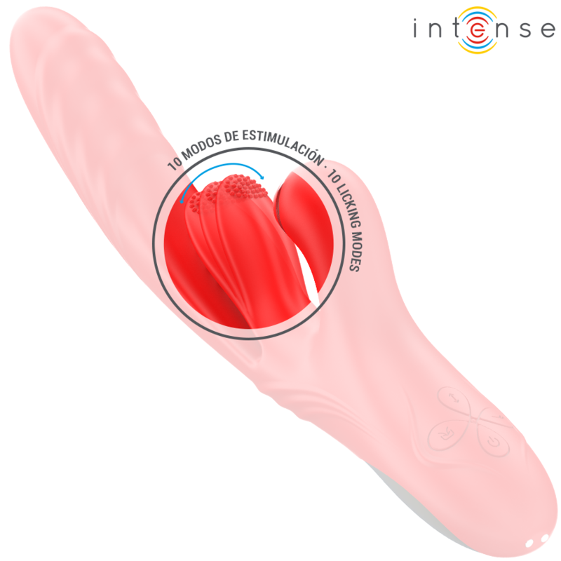 Intense - Karol Vibrateur Multifonction Poussée  Stimulation  Ondes Stimulantes Rouge - Image 4