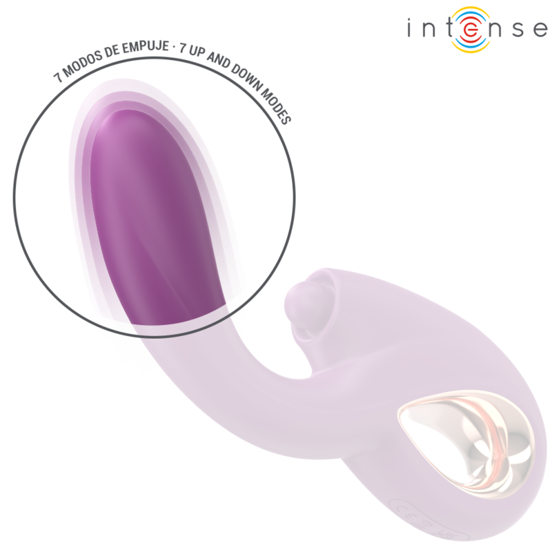 Intense - Lali Vibrateur Multifonction Point G Tapping & Thrust & Vibration Violet - Image 4