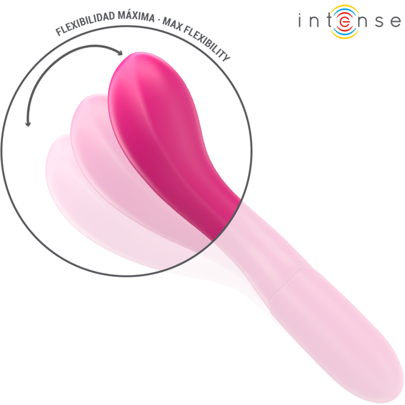 Intense - Lisette Vibrateur 19 Cm Souple 10 Vibrations Rose - Image 3