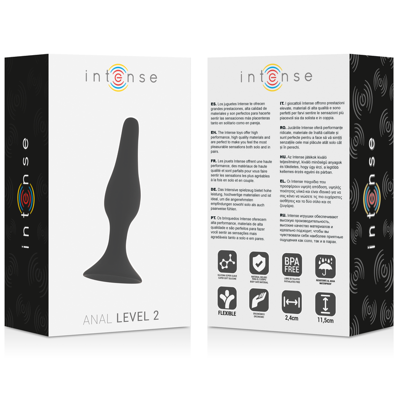 INTENSE - ANAL LEVEL 2 11.5CM BLACK - Image 2