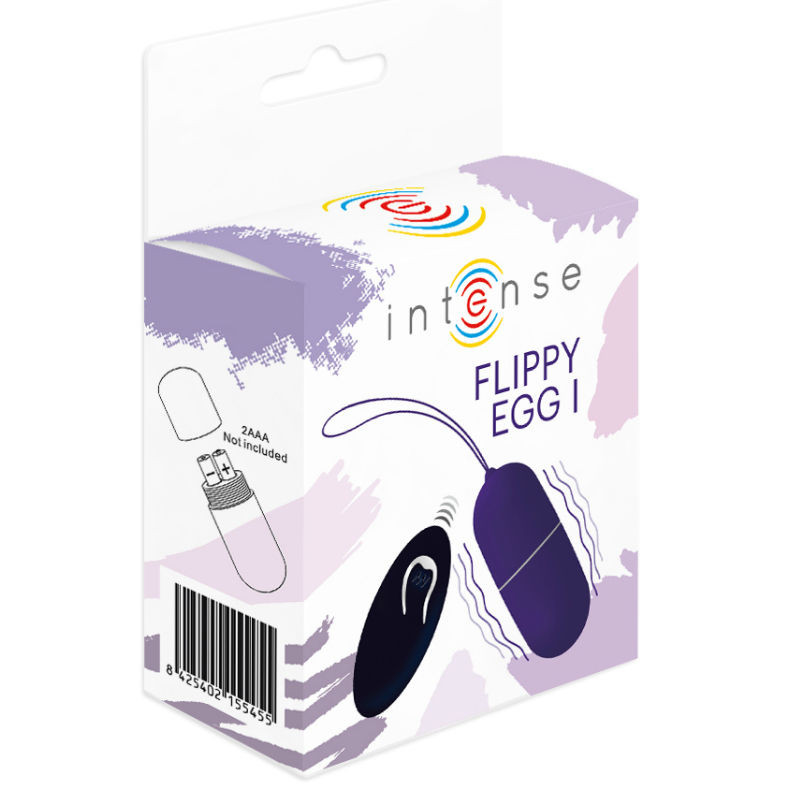 INTENSE - FLIPPY I VIBRATING EGG WITH REMOTE CONTROL PURPLE - Image 4