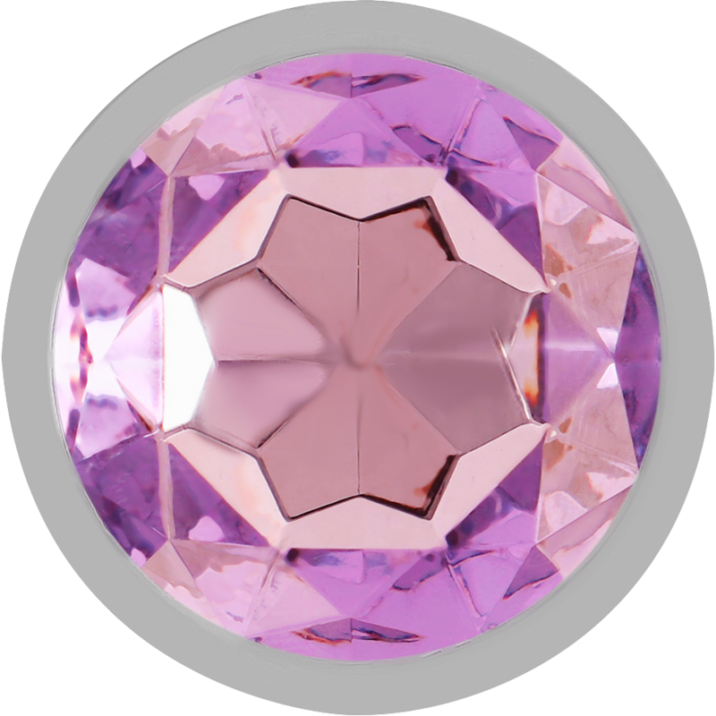 Intense - Plug Anal En Métal Aluminium Avec Cristal Violet Taille L - Image 4