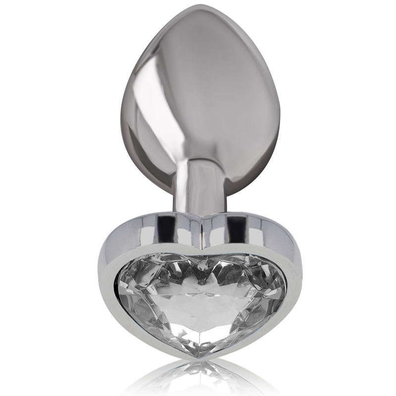 INTENSE - WHITE HEART ALUMINUM METAL ANAL PLUG - Image 2