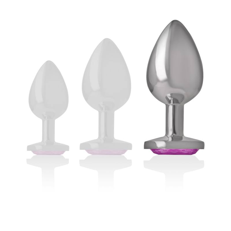 Intense - Plug Anal En Métal Aluminium Coeur Rose Taille L - Image 5