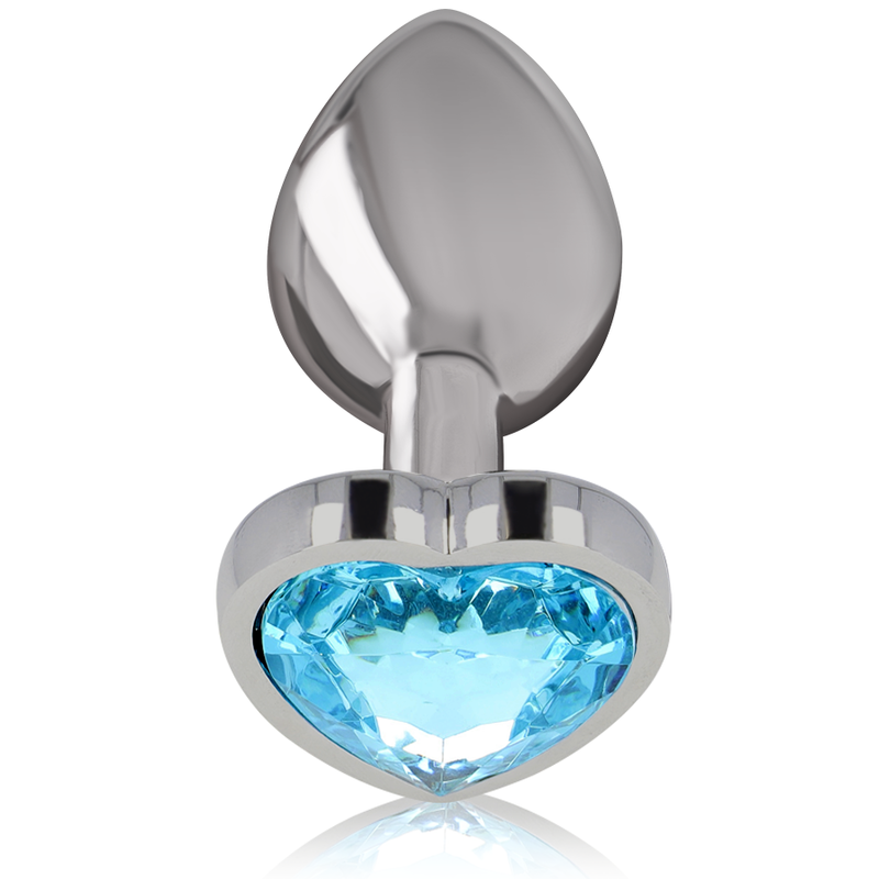 Intense - Plug Anal Métal Aluminium Coeur Bleu Taille S - Image 2