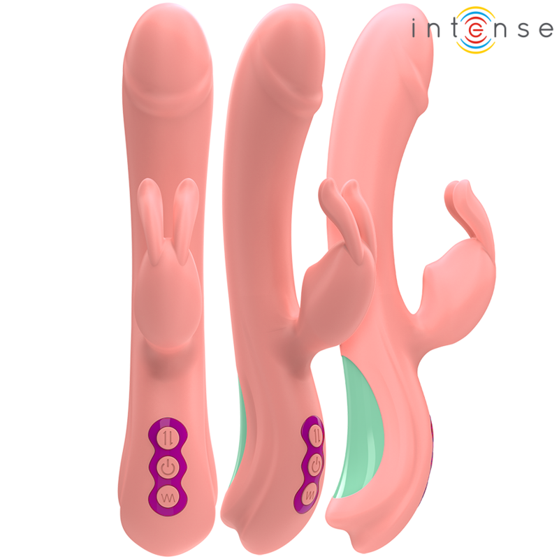 Intense - Rachel Vibrateur Rabbit 5 Vibrations Rose - Image 5