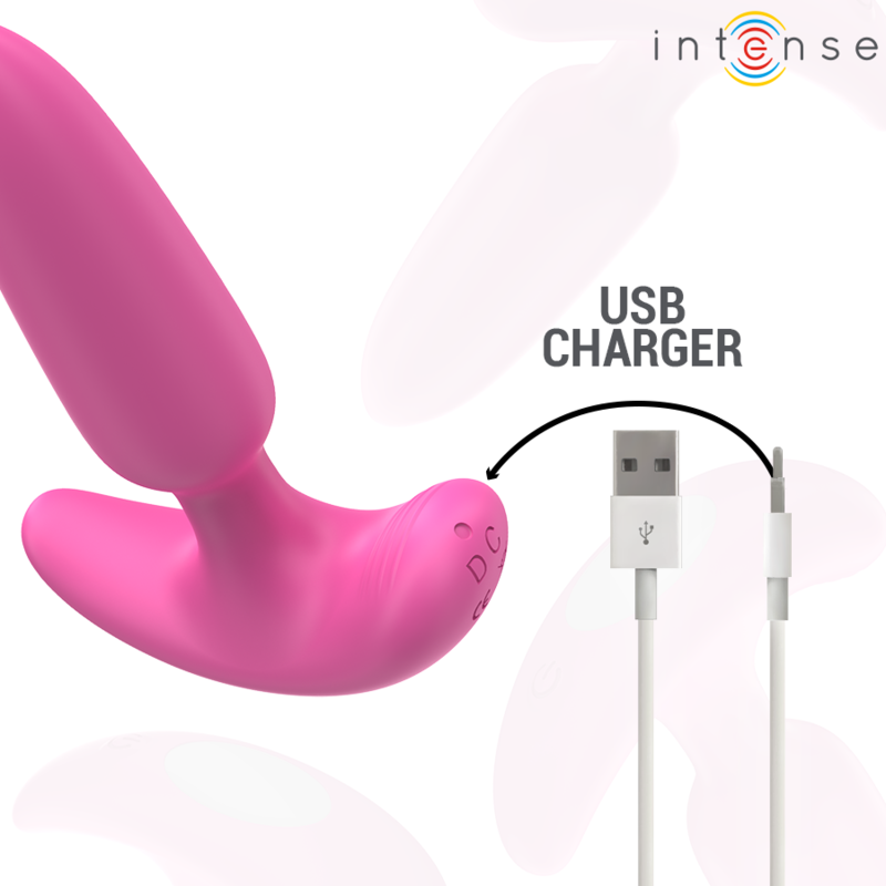 Intense - Ross Anal Plug 10 Vibrations Rose Télécommande - Image 5
