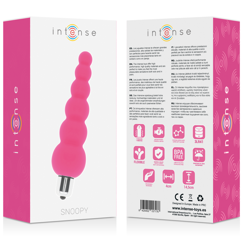 Intense - Snoopy 7 Vitesses Silicone Rose - Image 3
