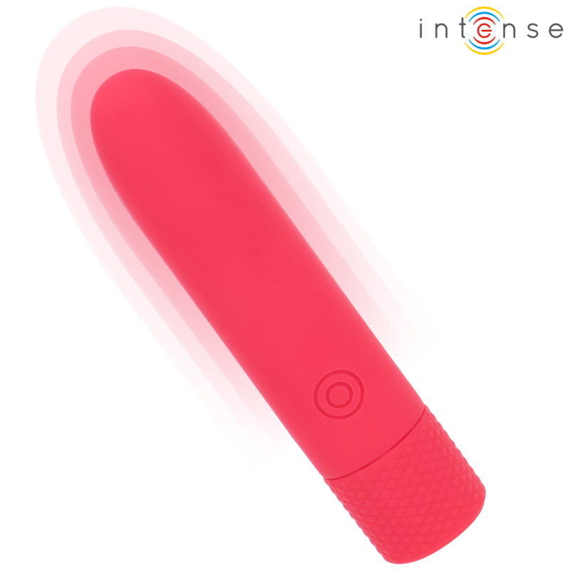 INTENSE - SYMONE USB RECHARGEABLE VIBRATING BULLET 8 VIBRATIONS RED 10 X 2.2 CM - Image 3