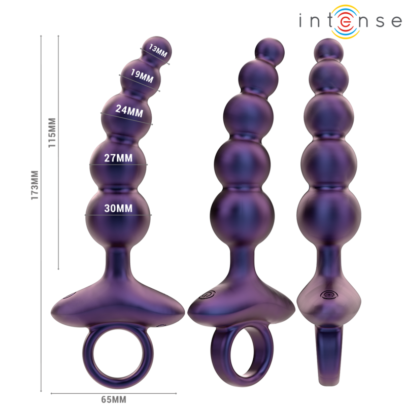 Intense - Tito Plug Anal Vibrant Modèle 3 Télécommande - Image 2