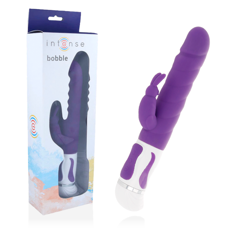 Intense - Vibrateur Bobble Rotateur Silicone Lilas - Image 2