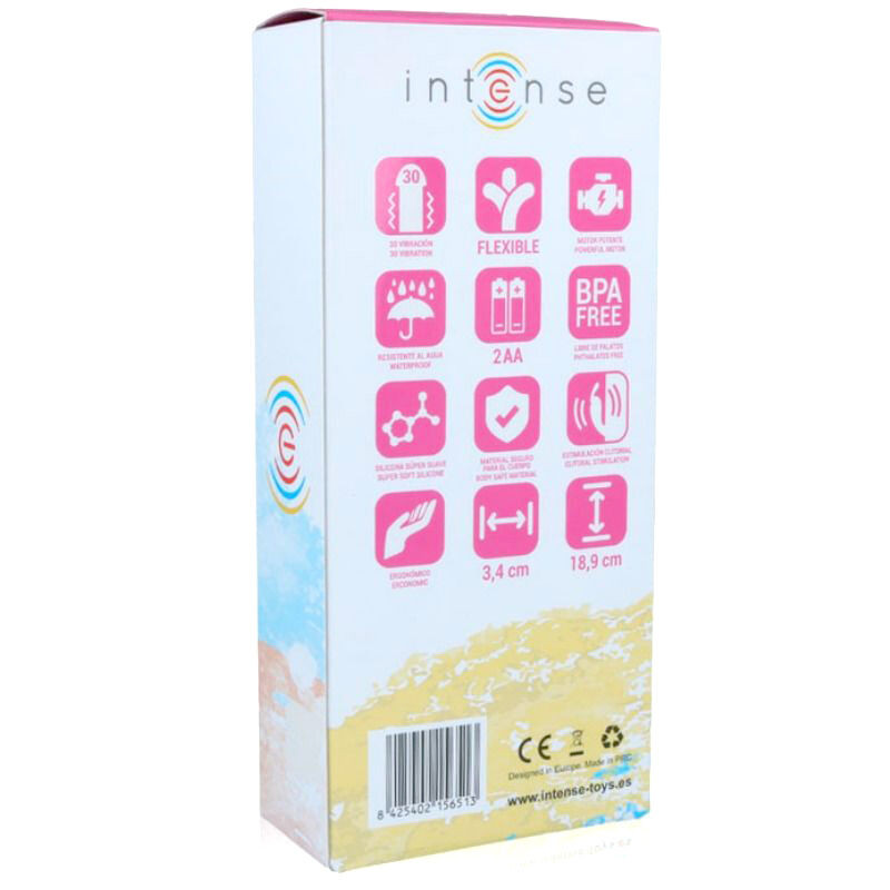 INTENSE - LUXE SILICONE VIBRATOR ROZE HILARI - Image 3