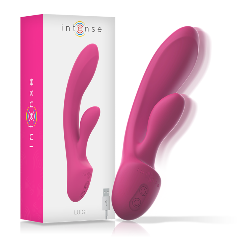 Intense - Vibrateur Luigi Rabbit Silicone Liquide Rose - Image 2