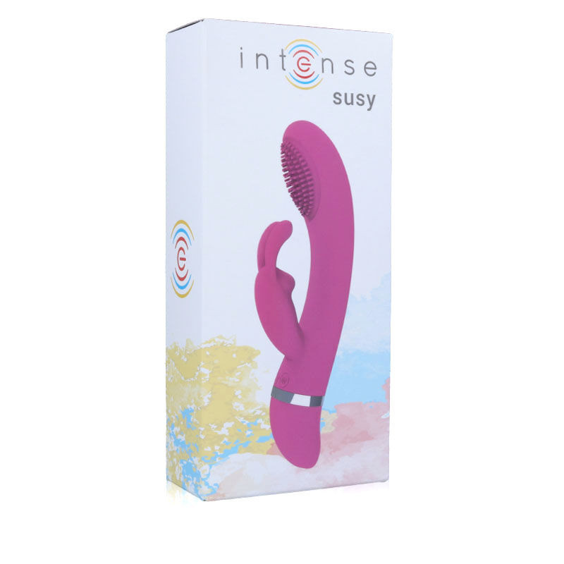 Intense - Vibrateur Oscillant Susy Silicone Lapin Rose - Image 2