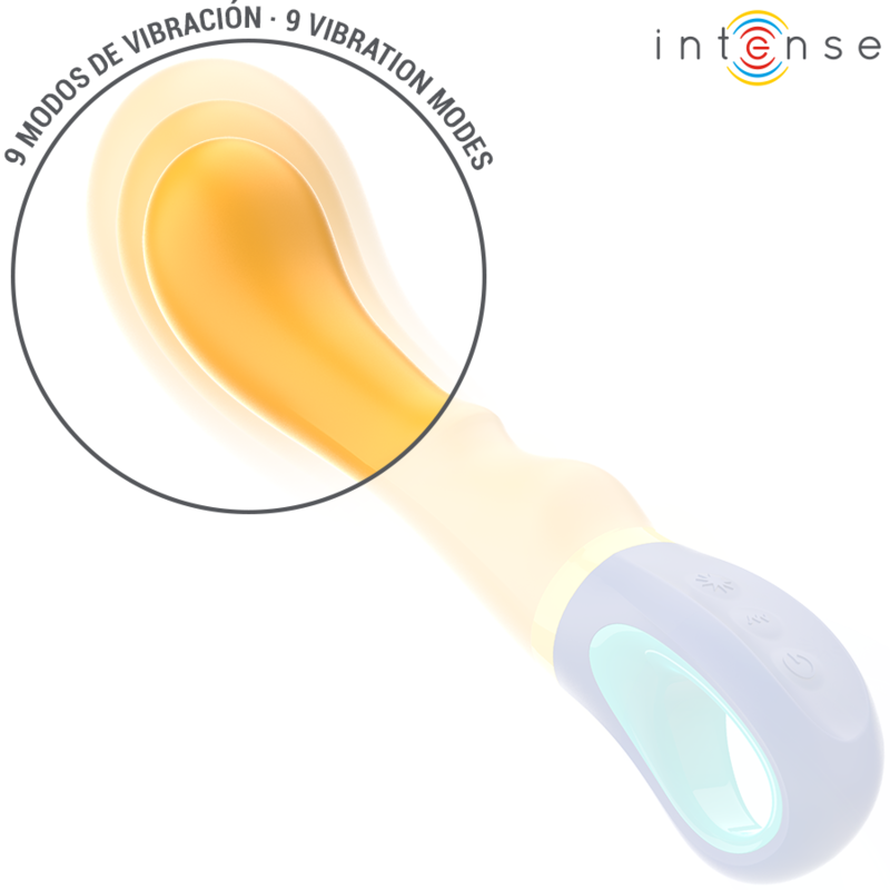 Intense - Shaggy G-Spot Vibrator Yellow - Image 3