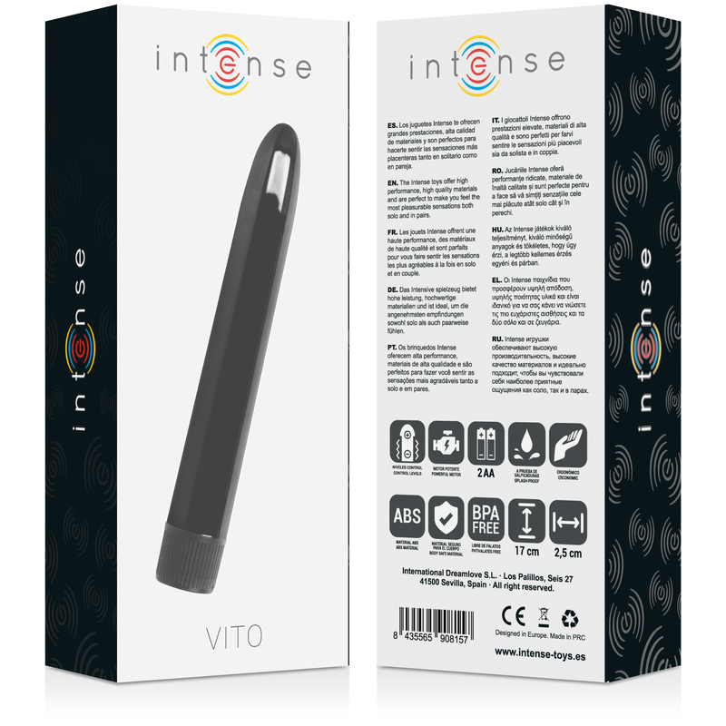 Intense - Vibrateur Vito Noir - Image 3