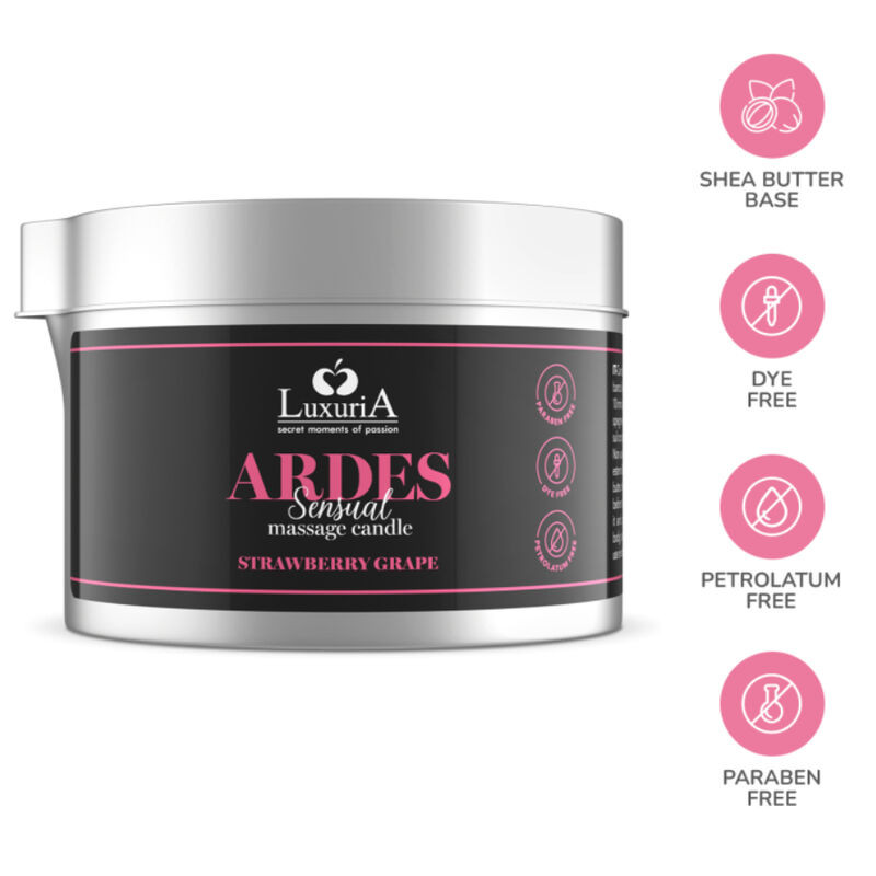 INTIMATELINE LUXURIA - BOUGIE DE MASSAGE AU RAISIN - Image 3