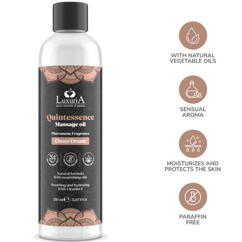 Intimateline Luxuria - Massage-Olie Chocolade 150 Ml - Image 4