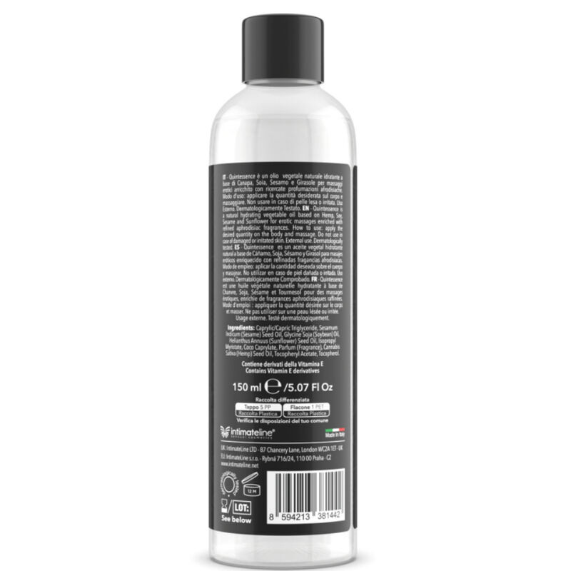 Intimateline Luxuria - Massage Oil Sugar Cloud 150 Ml - Image 3