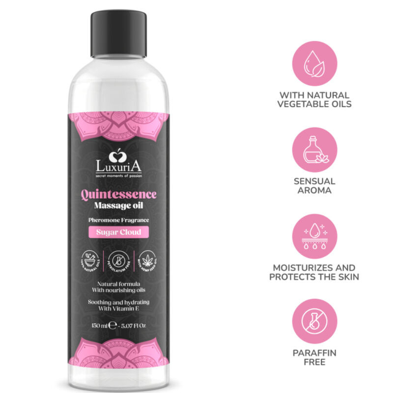 Intimateline Luxuria - Massage Oil Sugar Cloud 150 Ml - Image 4