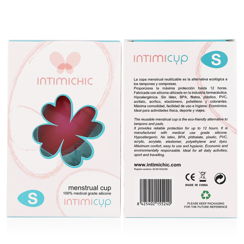 INTIMICHIC - MENSTRUAL CUP MEDICAL GRADE SILICONE - Image 2