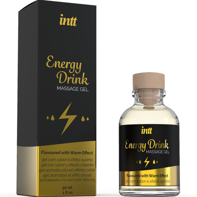Intt Massage & Oral Sex - Gel De Massage A L''energie Aromatisee Ca Boisson Et Effet Chauffant - Image 2