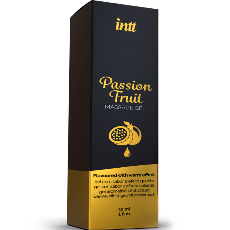 INTT MASSAGE & ORAL SEX - PASSION FRUIT FLAVORED MASSAGE GEL WITH HEAT EFFECT - Image 3