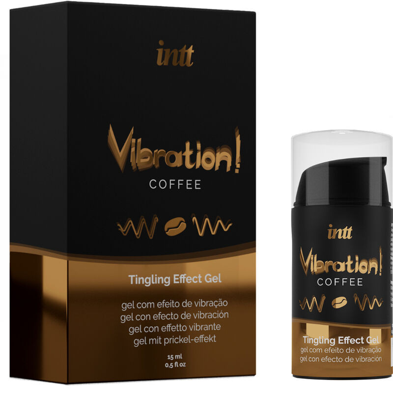 INTT - KRACHTIGE VIBRERENDE LIQUIDE STIMULERENDE GEL KOFFIE 15ML - Image 2