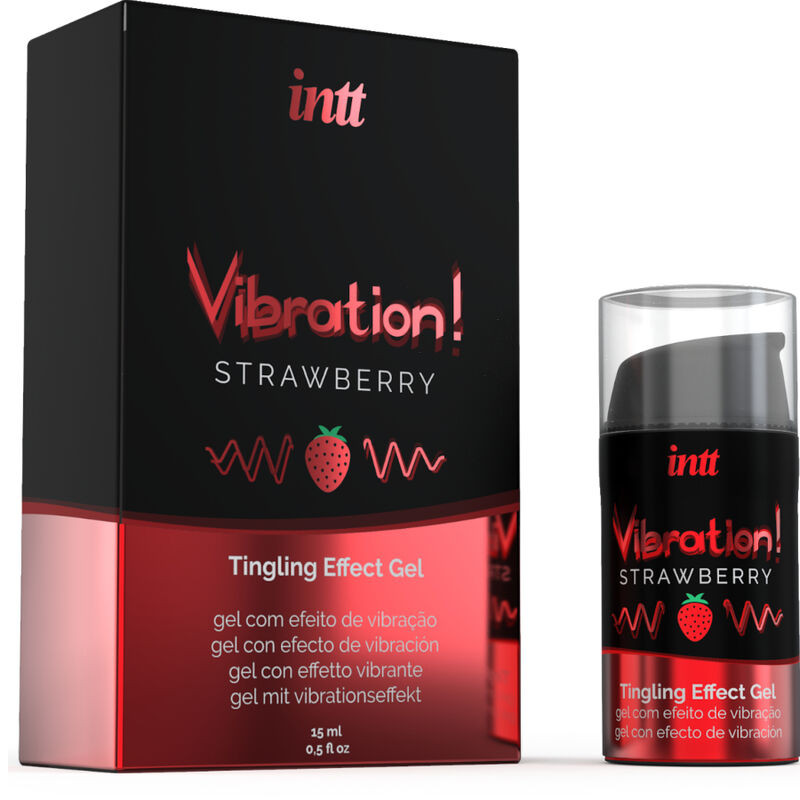 Intt - Puissant Stimulant Intime Gel Vibrant Liquide Fraise 15 Ml - Image 2