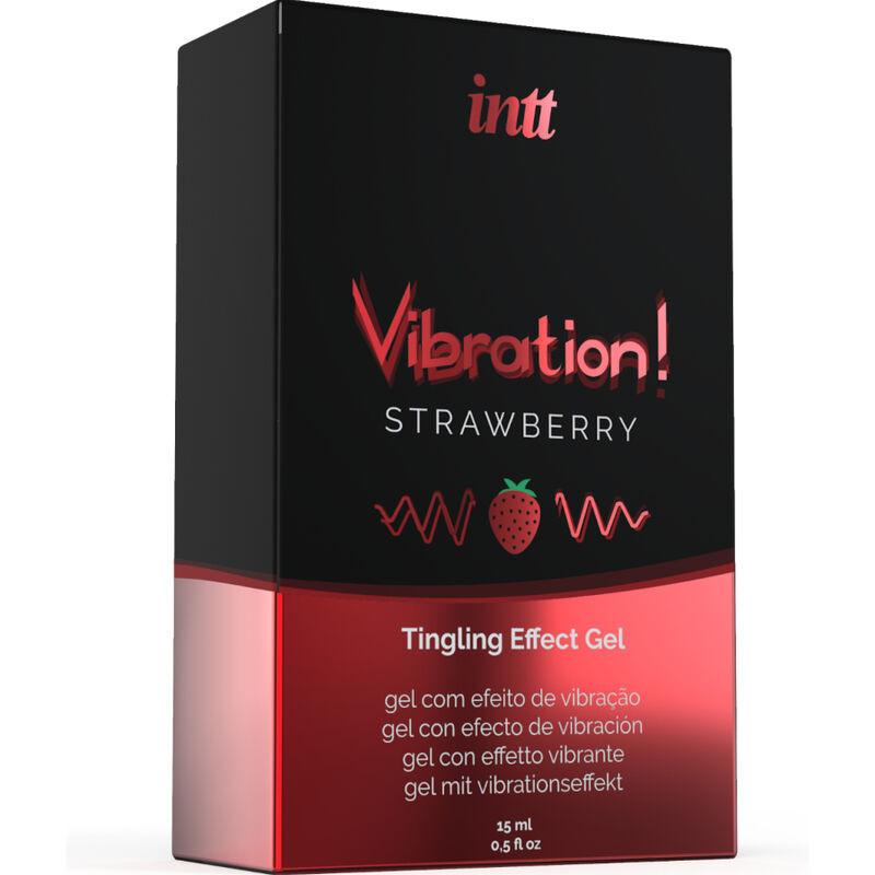 Intt - Puissant Stimulant Intime Gel Vibrant Liquide Fraise 15 Ml - Image 3