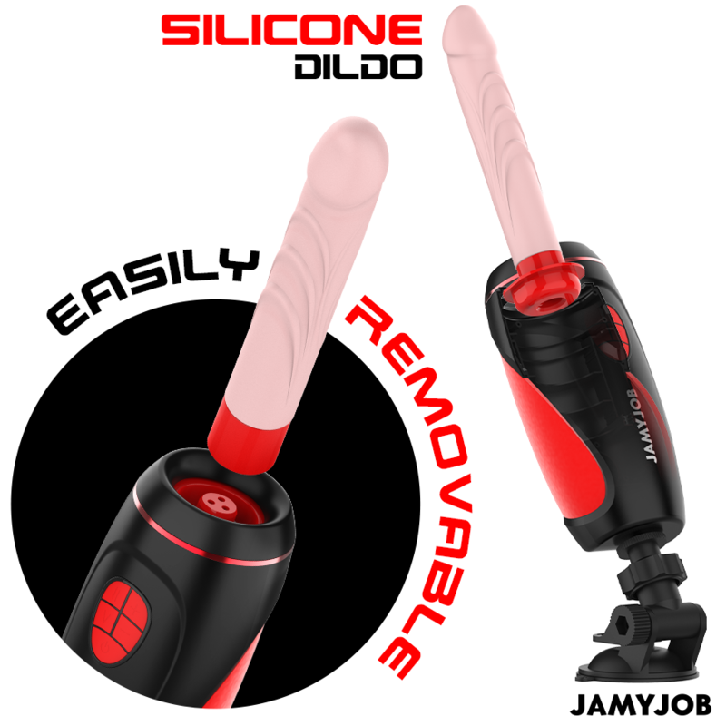JAMYJOB - MASTURBATEUR AUTOMATIQUE PYSTON BASE AVEC DILDO À TÉLÉCOMMANDE - Image 4