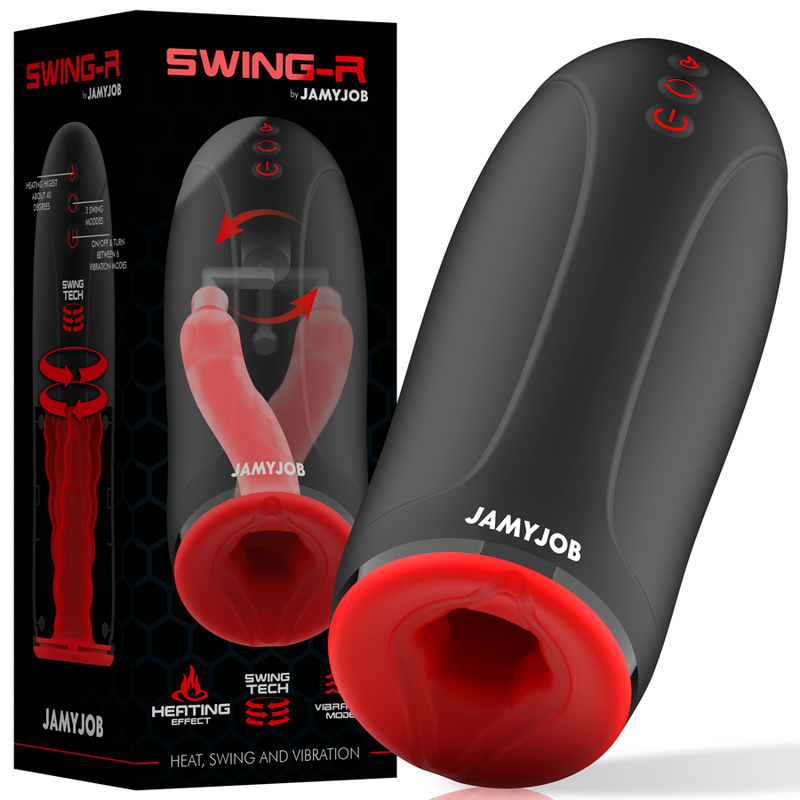 Jamyjob - Masturbateur  Effet Chauffant Swing-R, Swing Tech Et Vibration - Image 2