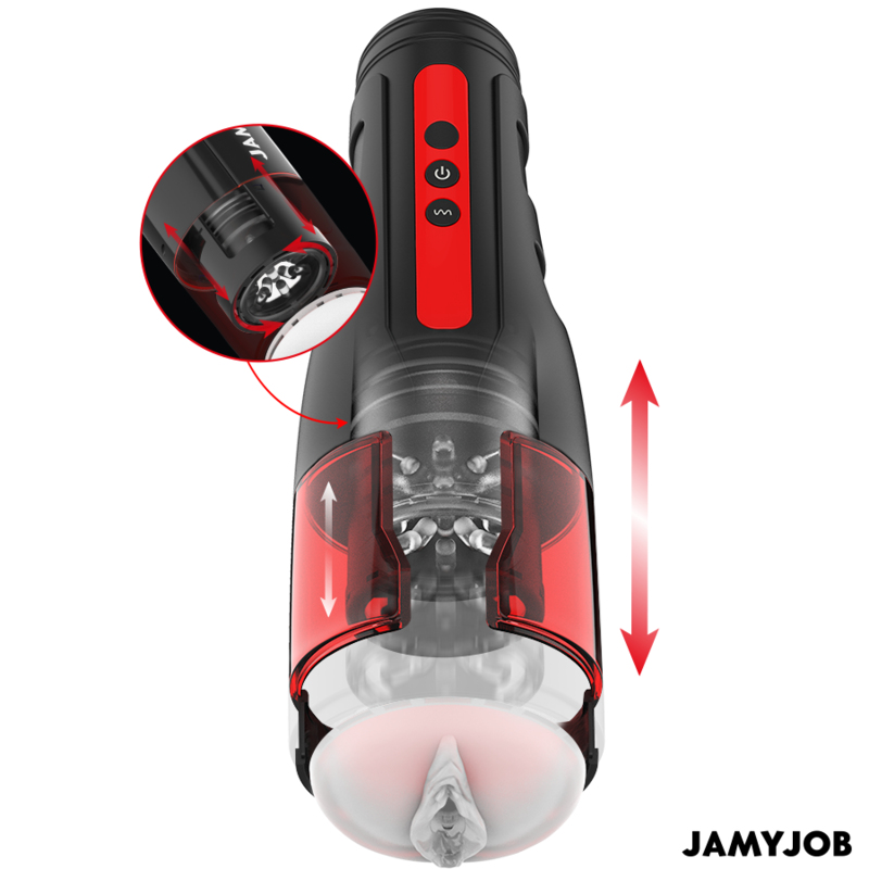 JAMYJOB - AUTOMATISCHE VAGINALE MASTURBATOR CYCLONE 10 ROTATIE- EN DUWMODI - Image 3