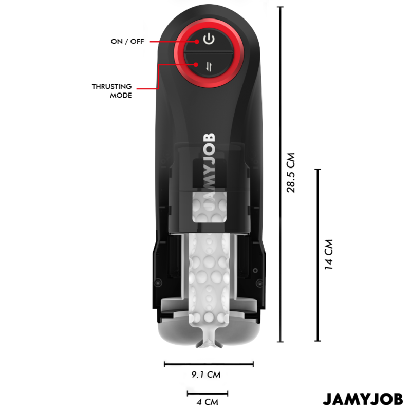 JAMYJOB - AUTOMATISCHE VAGINALE MASTURBATOR MET GRAVITATIE 5 ZUIGMODI - Image 3