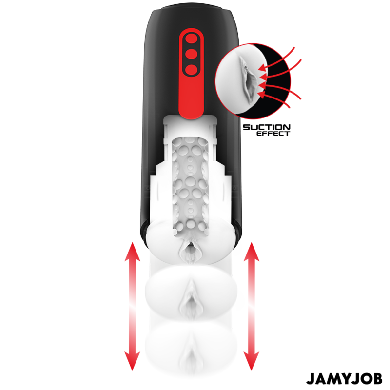JAMYJOB - AUTOMATISCHE VAGINALE MASTURBATOR PHANTOM 5 ZUIG- EN DUWMODI - Image 3