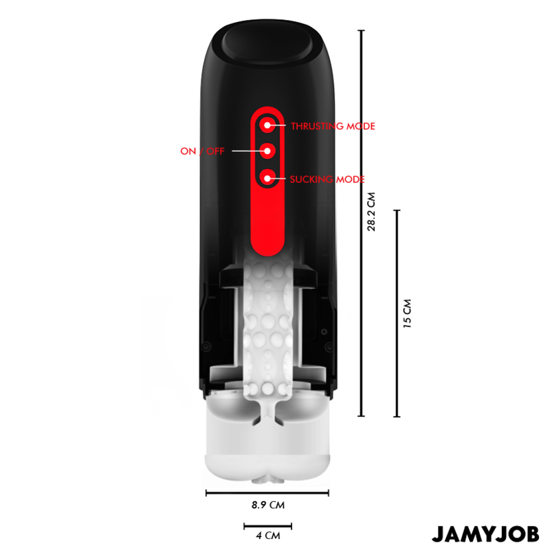 JAMYJOB - AUTOMATISCHE VAGINALE MASTURBATOR PHANTOM 5 ZUIG- EN DUWMODI - Image 4
