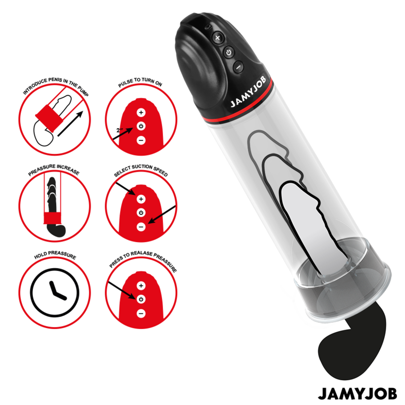 Jamyjob - Pompe Automatique Xpand 3 Niveaux D'aspiration Gris - Image 2