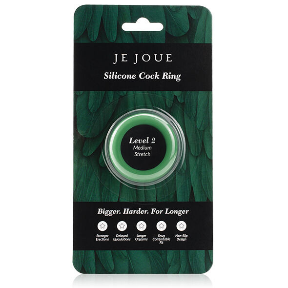 Je Joue - Bague Silicone Verte Choke Moyen - Image 4