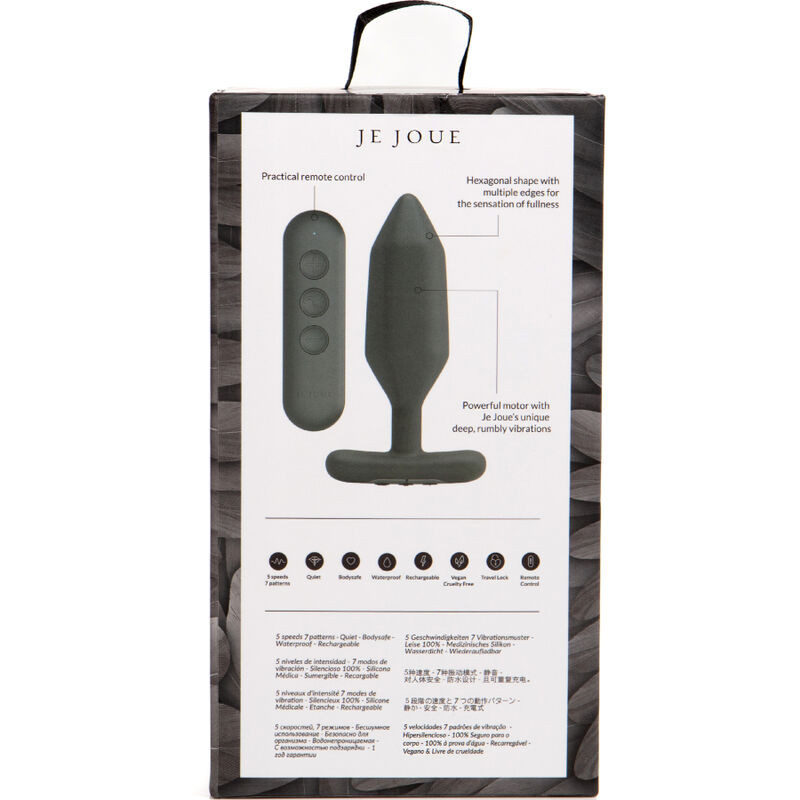 Je Joue - Vibrateur Plug Anal Onyx Noir - Image 5