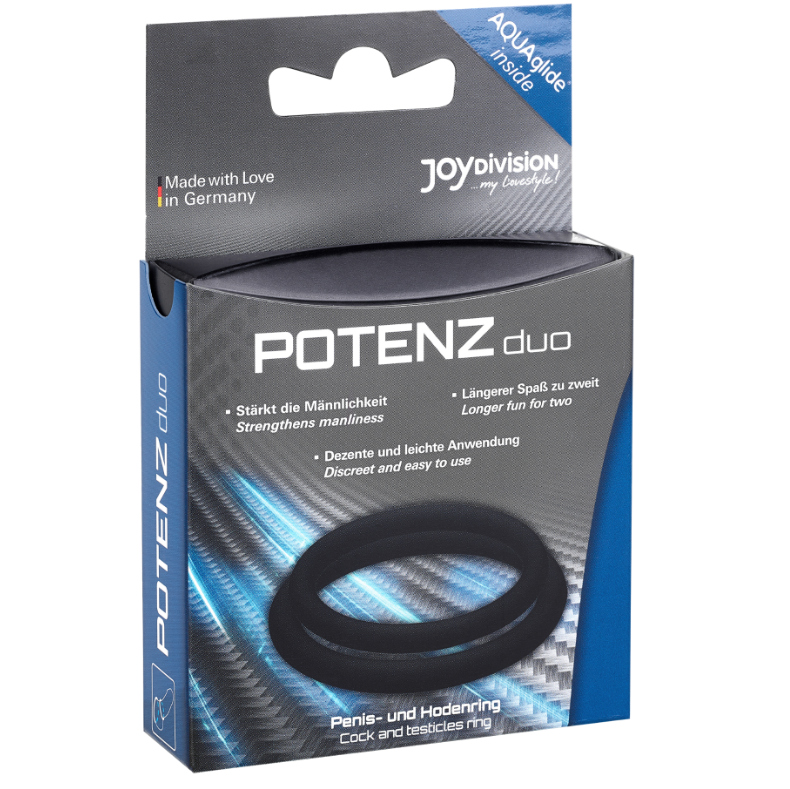 Joydivision Potenzduo - Bagues Noir - M - Image 2