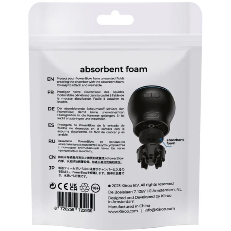 Kiiroo - Power Blow Absorbent Foam 5 Pack - Image 2
