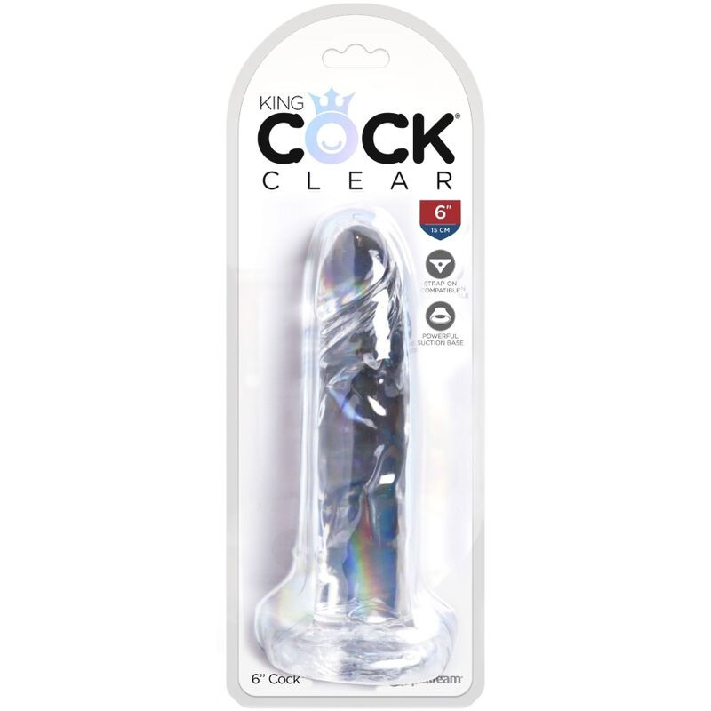 King Cock - Clear Realistische Penis 15.5 Cm Doorzichtig - Image 4