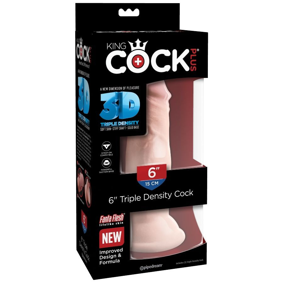KING COCK - GODE TRIPLE DENSITÉ 15 CM - Image 5