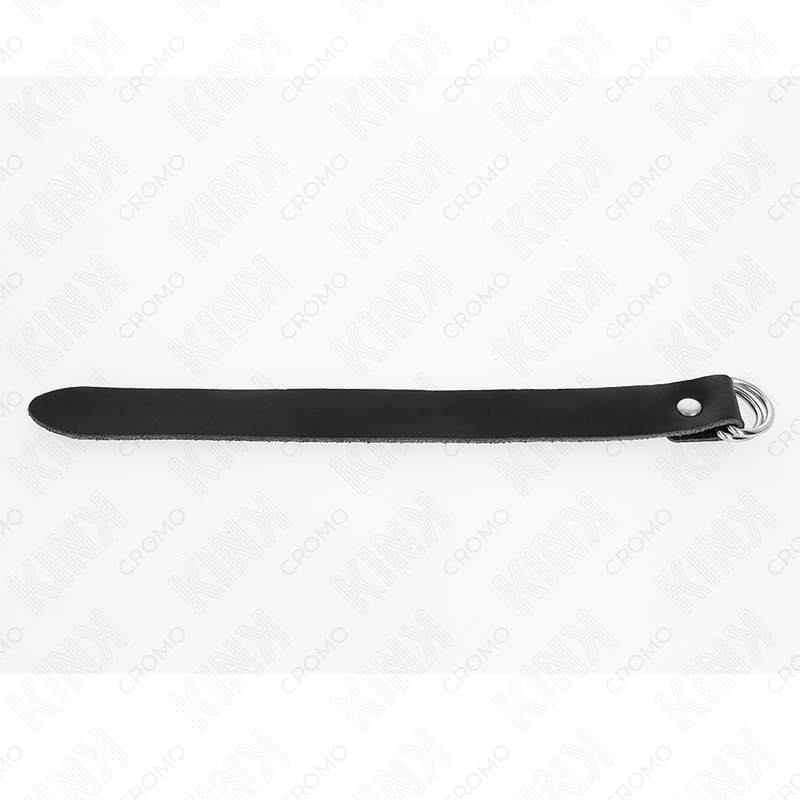 Kink - Anneau Pénis En Cuir Avec Fermeture À Pression 22 X 2 Cm - Image 5
