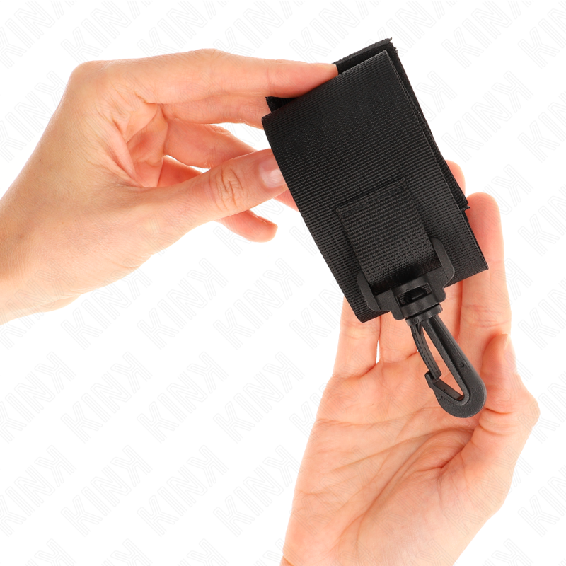 KINK - APPAREILS-POIGNETS EN NYLON NOIR - Image 3