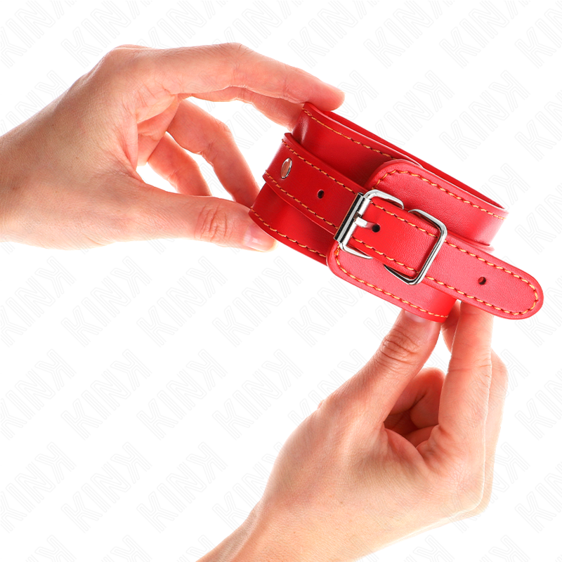 Kink - Appareils-Poignets Fins Rouge Ajustables 21-33 Cm - Image 2