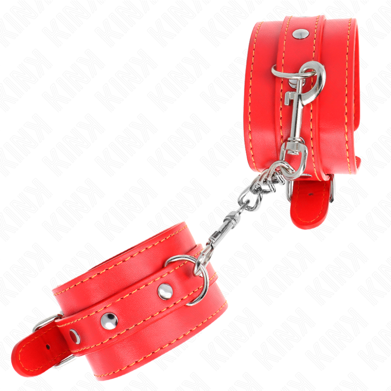 Kink - Appareils-Poignets Fins Rouge Ajustables 21-33 Cm - Image 3