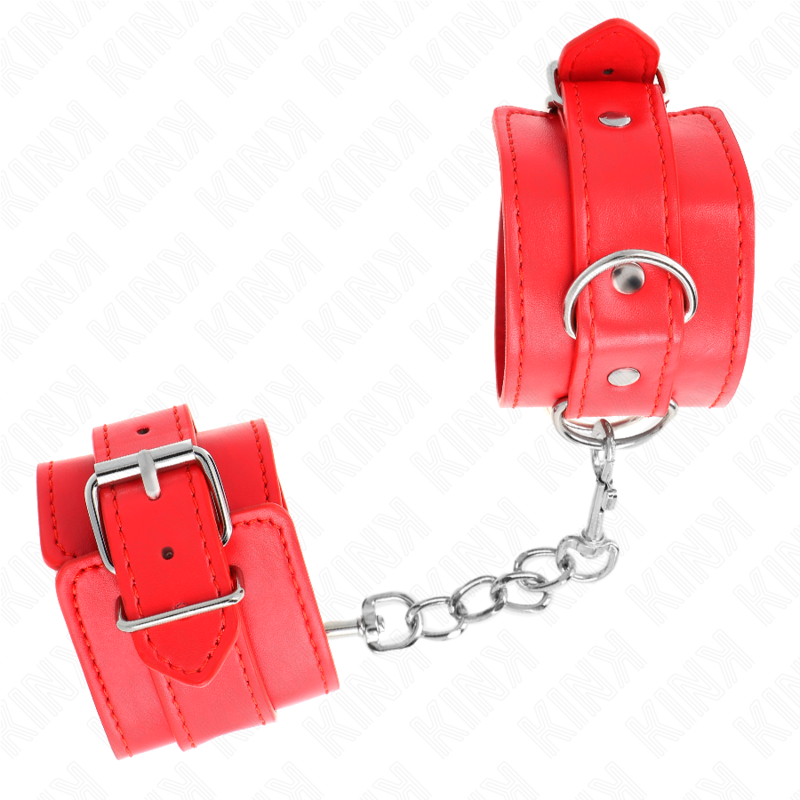 Kink - Appareils-Poignets Simples Rouge Ajustables 20-23 Cm X 5,5 Cm - Image 2